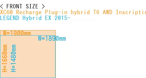 #XC60 Recharge Plug-in hybrid T6 AWD Inscription 2022- + LEGEND Hybrid EX 2015-
